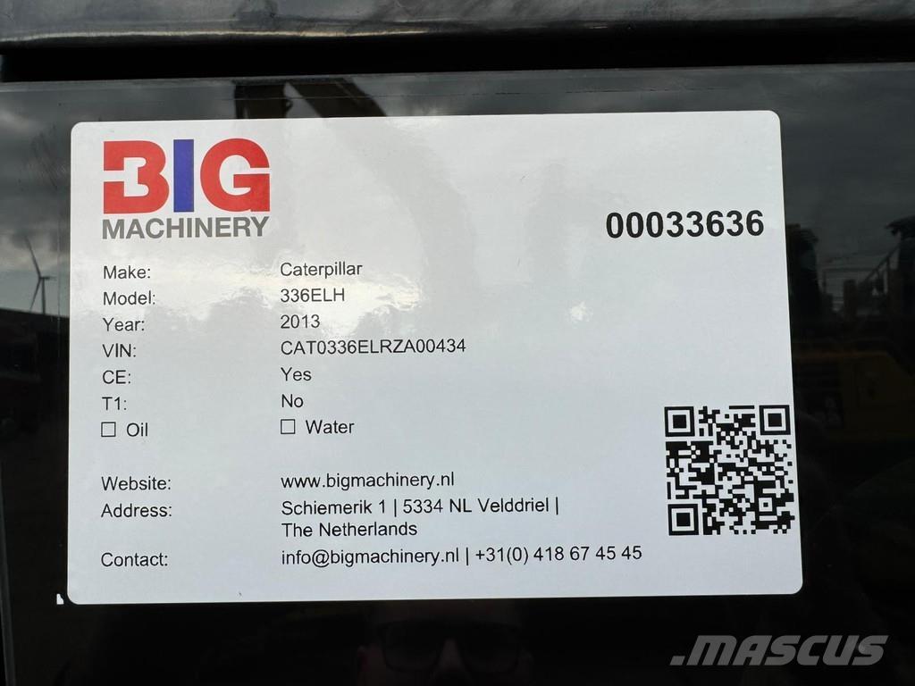 CAT 336ELH Bageri gusjeničari