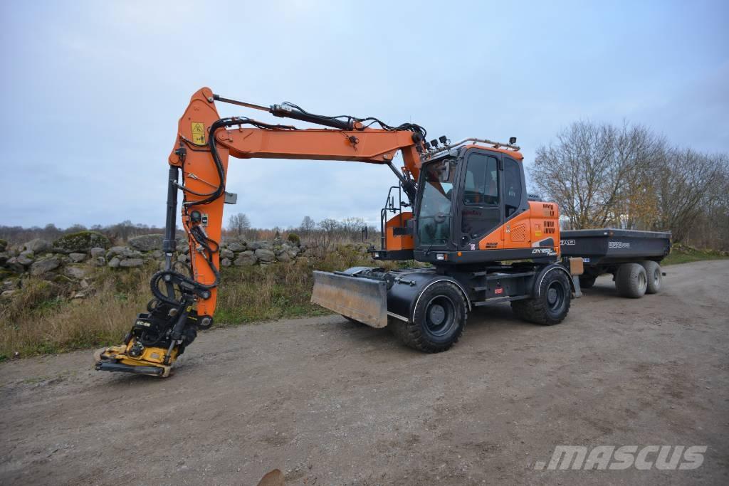 Doosan DX 165 W-5 Bageri na kotačima