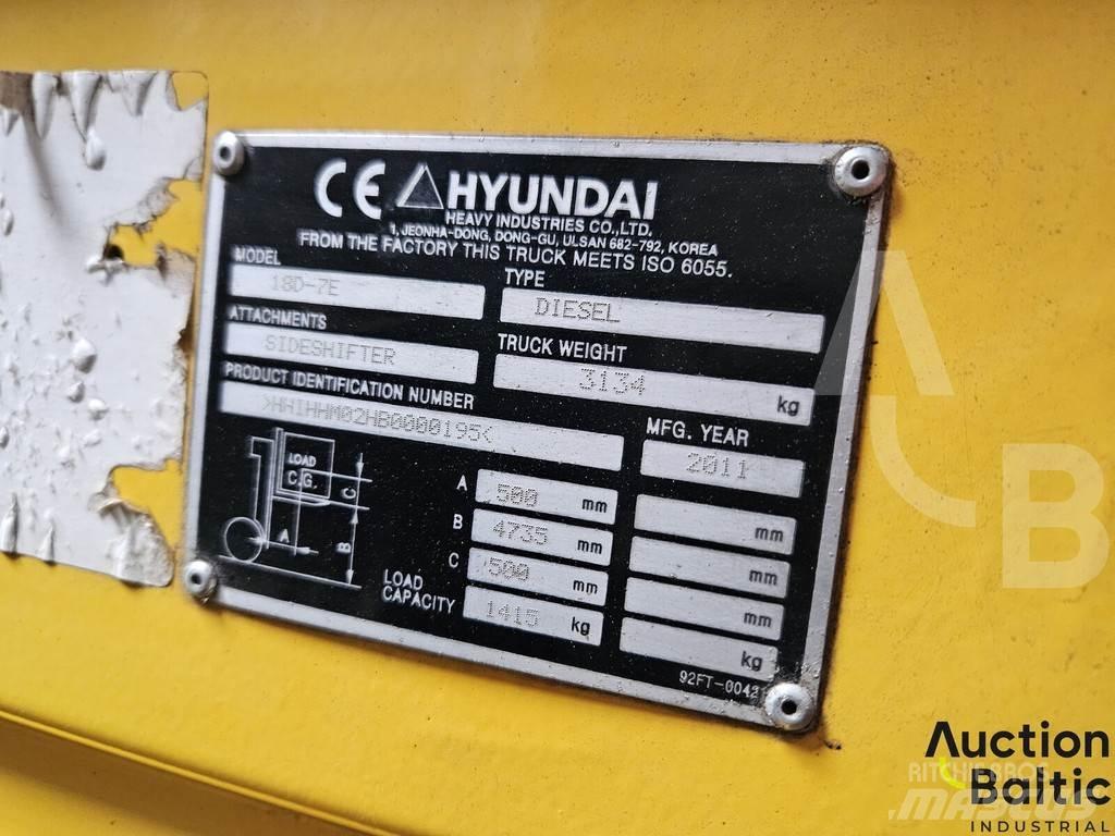 Hyundai 18D-7E Dizelski viličari