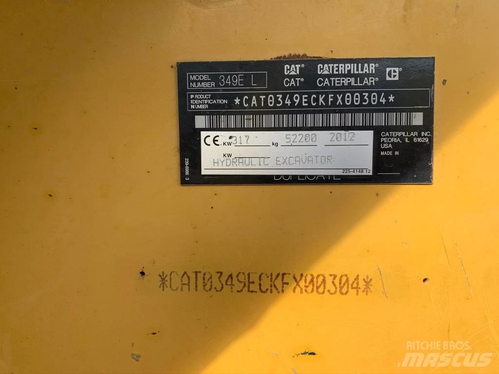 CAT 349 E Bageri gusjeničari