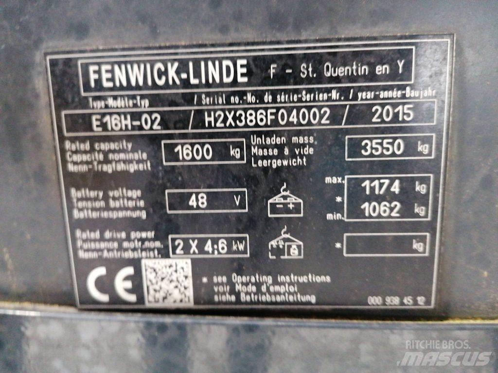 Linde E16H-02 Električni viličari
