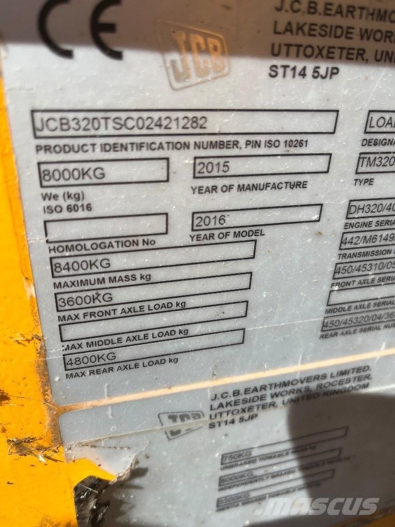 JCB TM 320 S Poljoprivredni teleskopski utovarivači