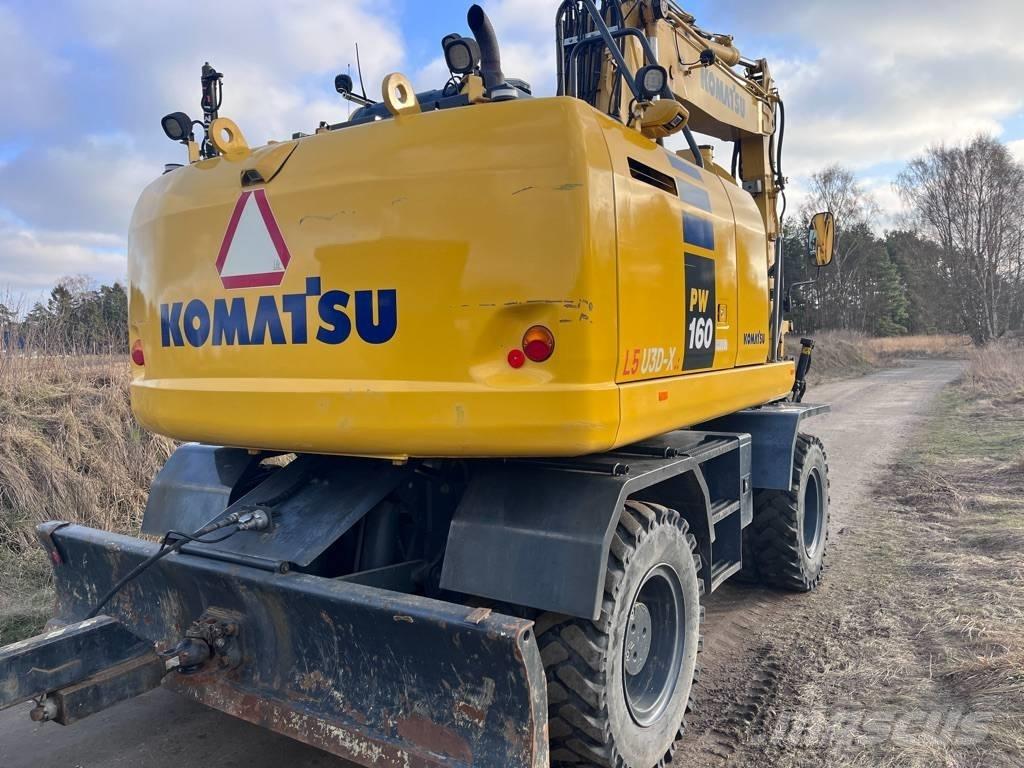 Komatsu PW 160 Bageri na kotačima