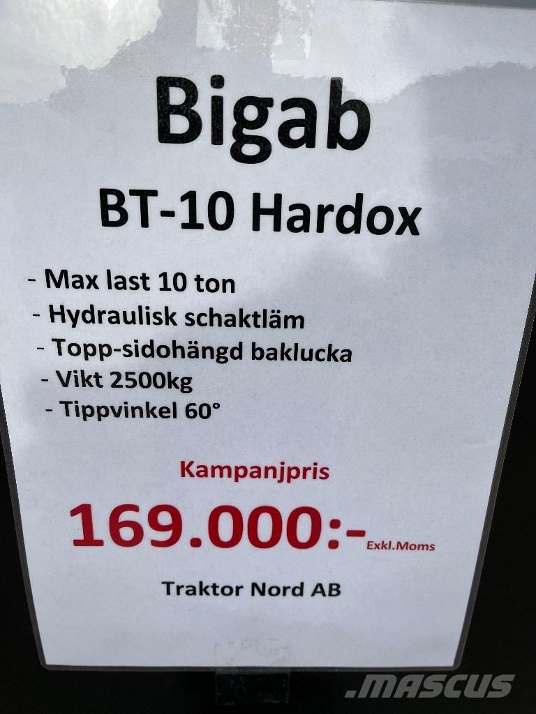 Bigab BT 10 HARDOX Kiper prikolice