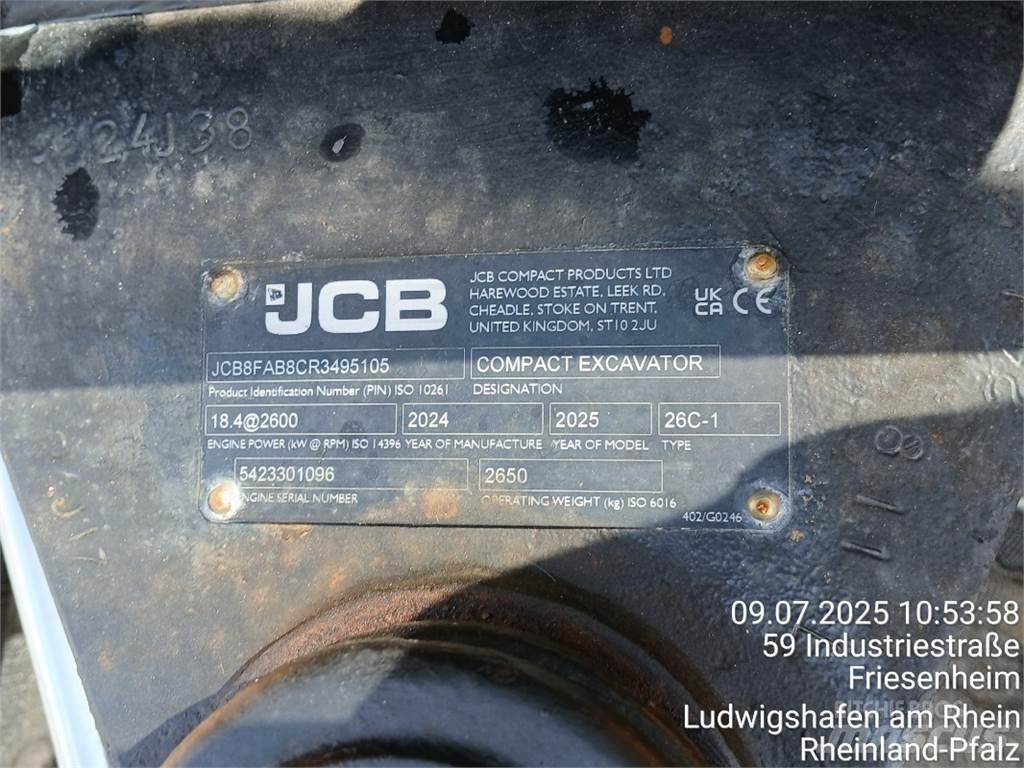 JCB 26C-1 Mini bageri <7t