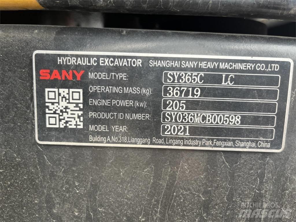 Sany SY365C Bageri gusjeničari