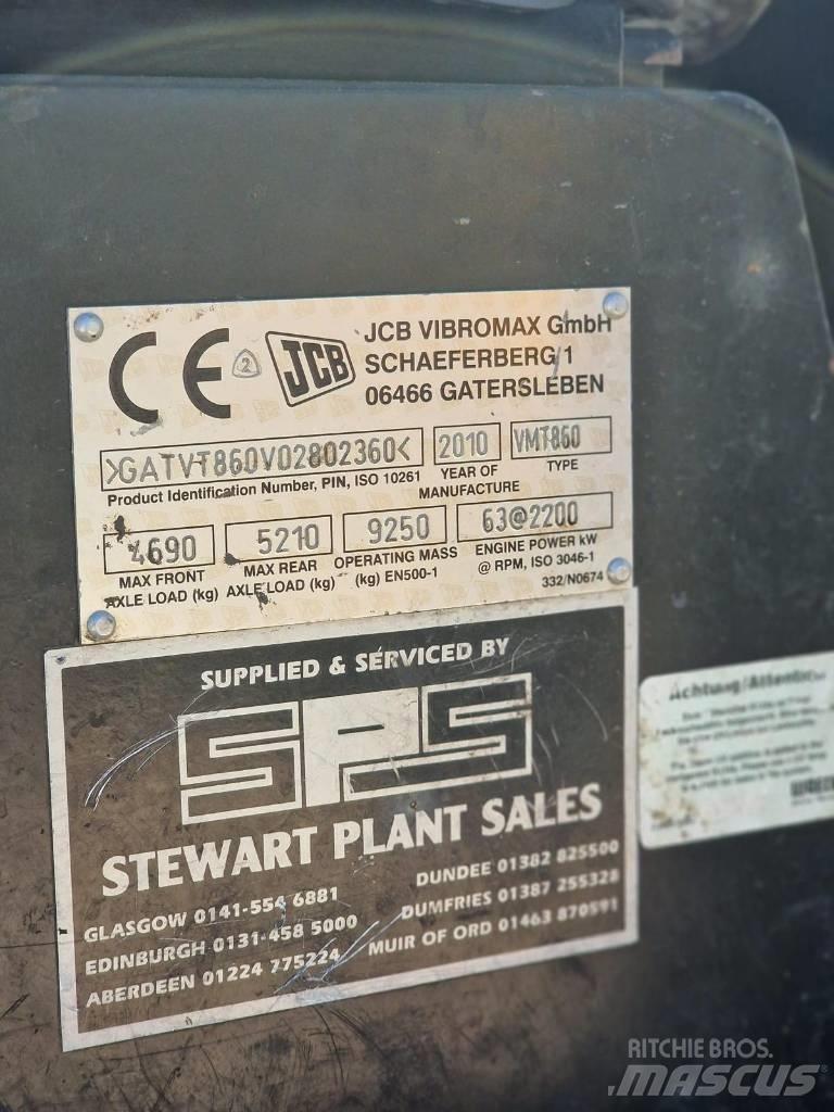 JCB Vibromax VMT 860 Valjci sa dvojnim bubnjem
