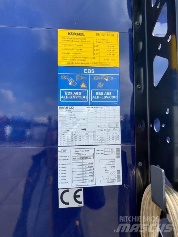 Kögel S 24 Poluprikolice sa ceradom