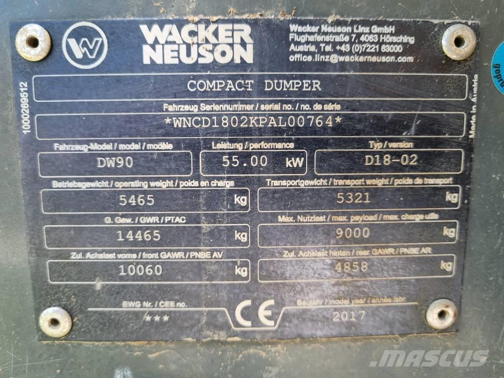 Wacker Neuson DW 90 Demperi za gradilišta