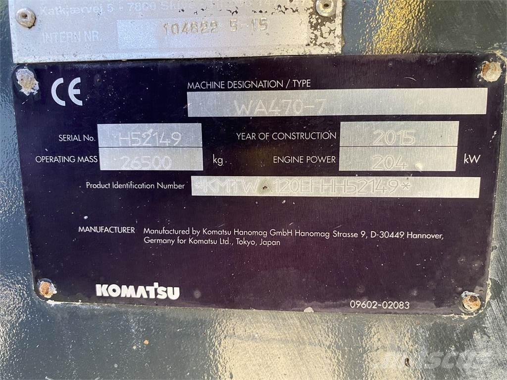 Komatsu WA470-7 Utovarivači na kotačima