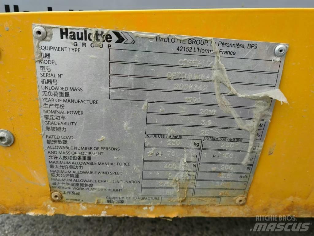 Haulotte OPTIMUM 8 Škaraste platforme