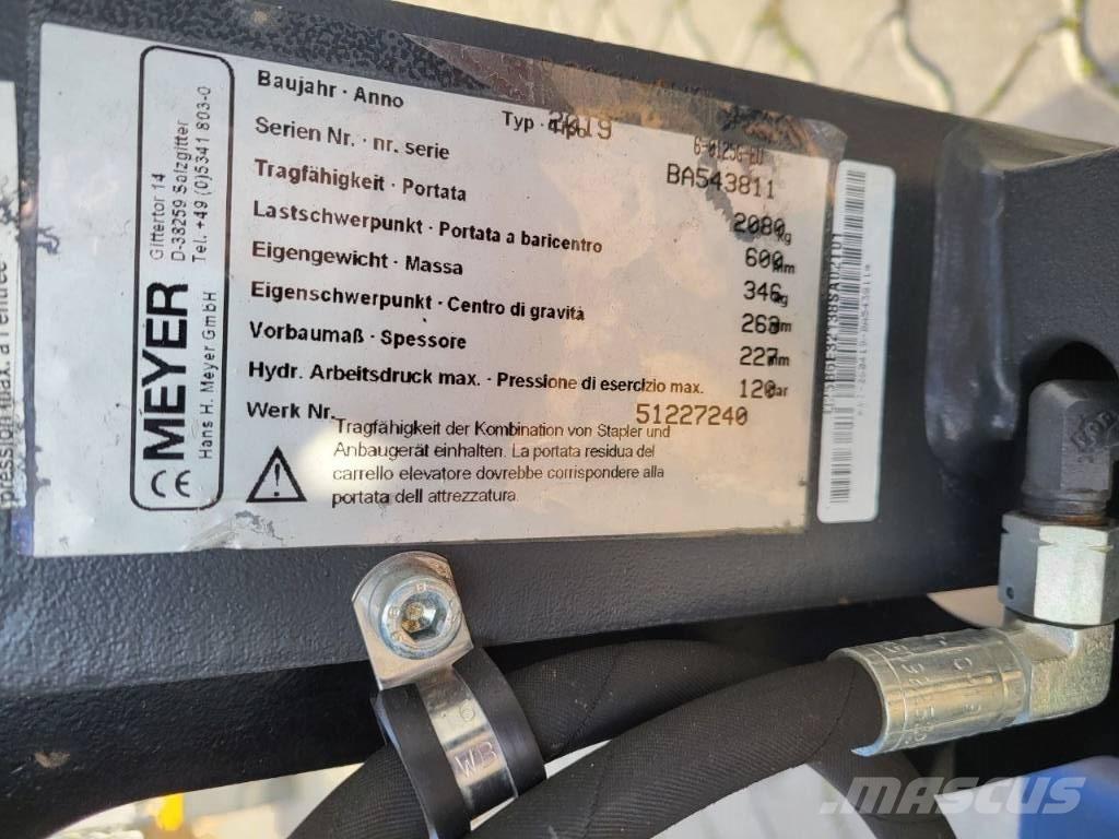 Meyer 6-0125G-EU Ostali priključci i komponente