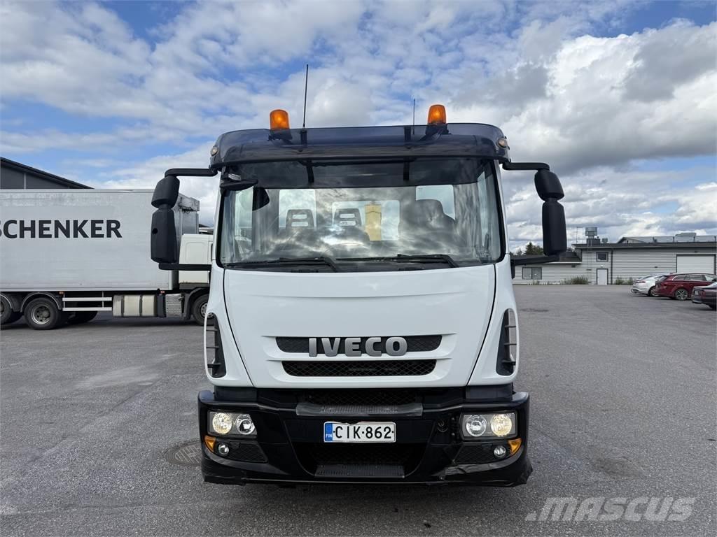 Iveco ML150E 4X2 Rol kiper kamioni s kukama za dizanje