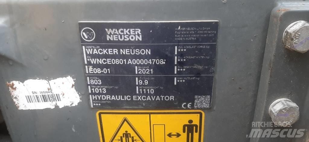 Wacker Neuson 803 Bageri gusjeničari
