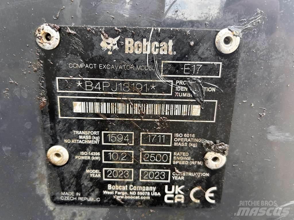 Bobcat E17 Mini bageri <7t