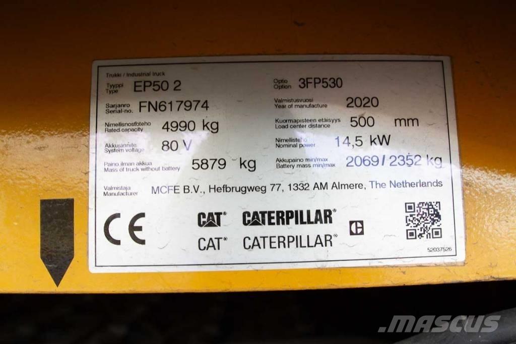 CAT EP 50 Električni viličari
