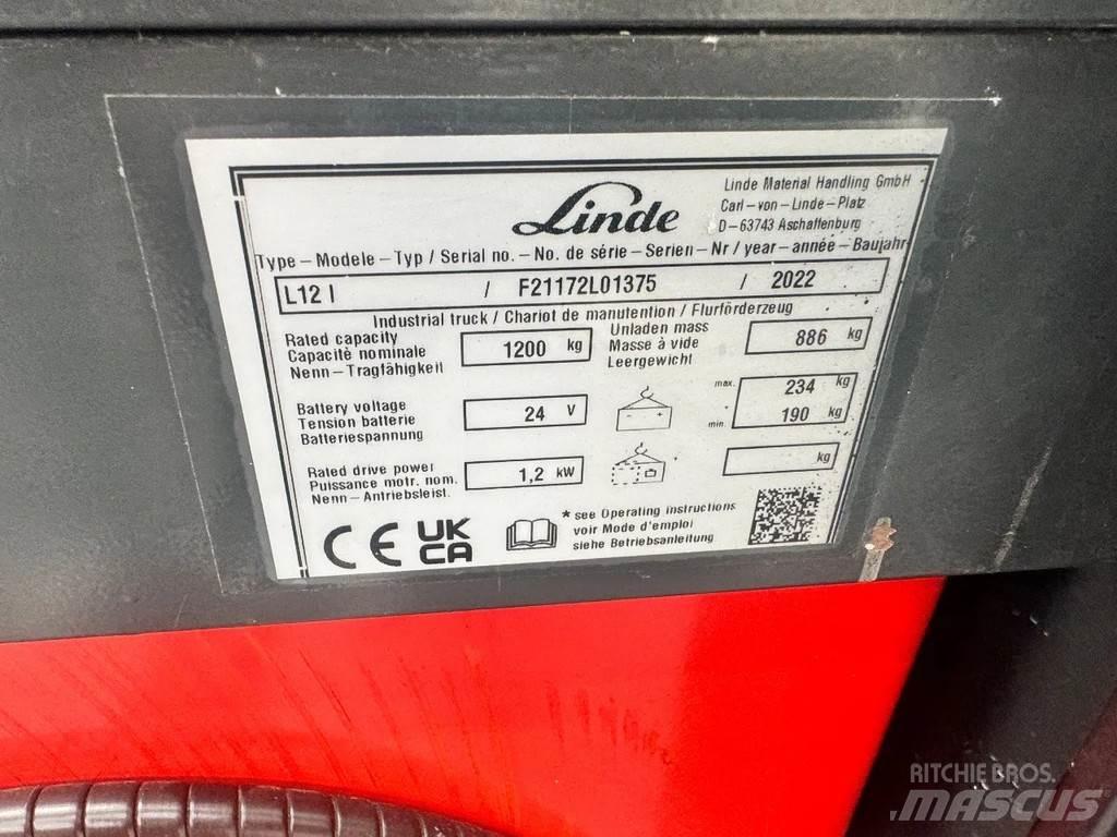 Linde L 12 l Ručni električni viličar