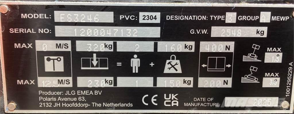 JLG ES3246 Škaraste platforme