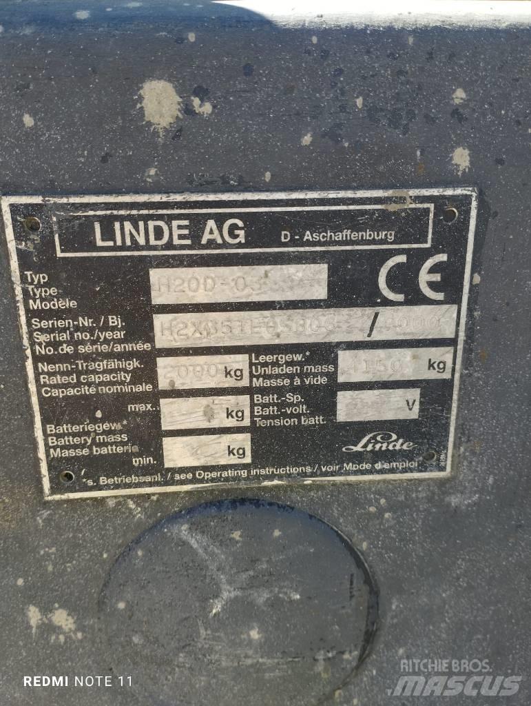 Linde H 20 D Dizelski viličari