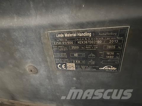 Linde E25H-01/600 Električni viličari