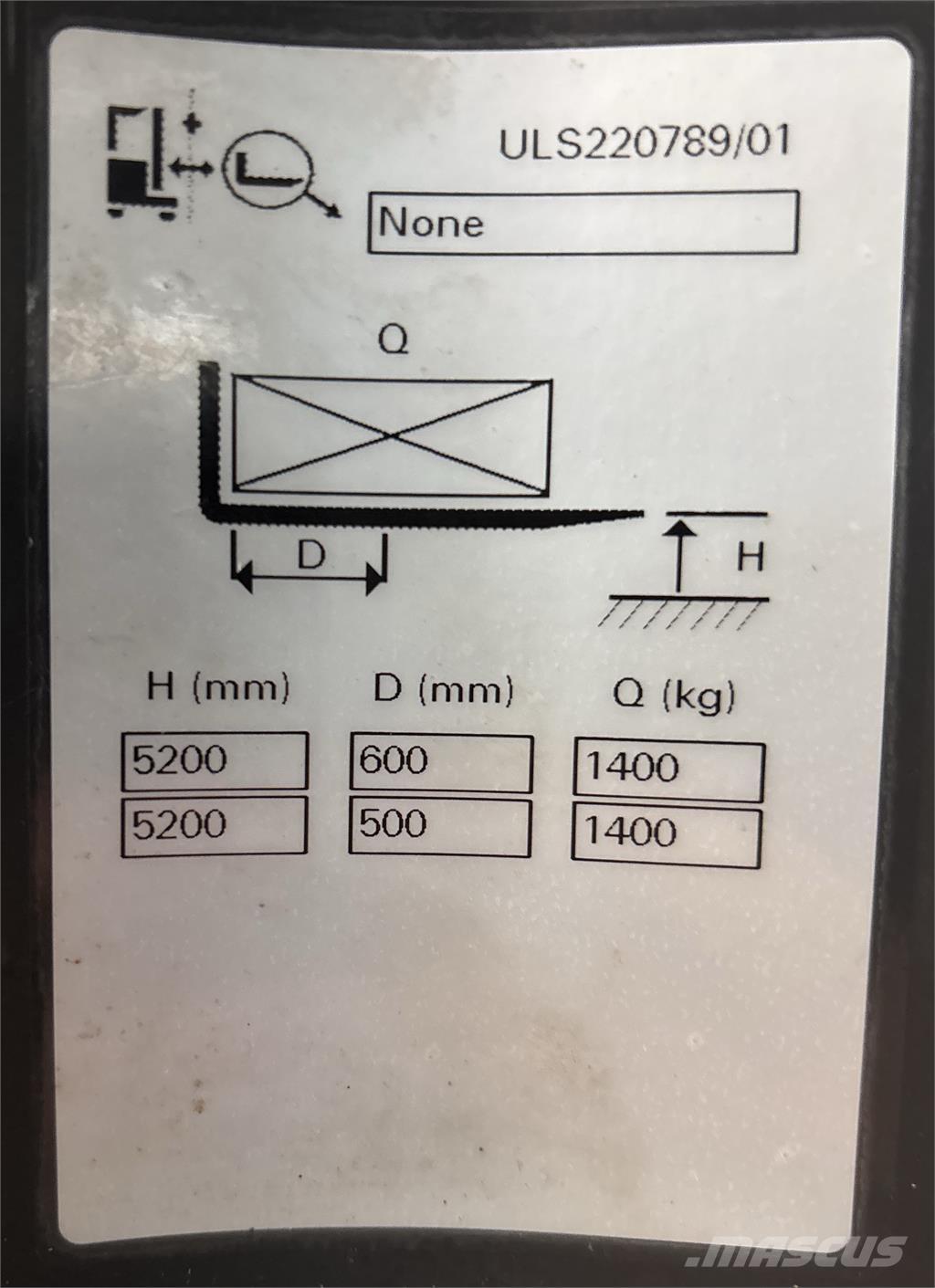 Atlet ULS140 Viličari sa pomičnim stupom