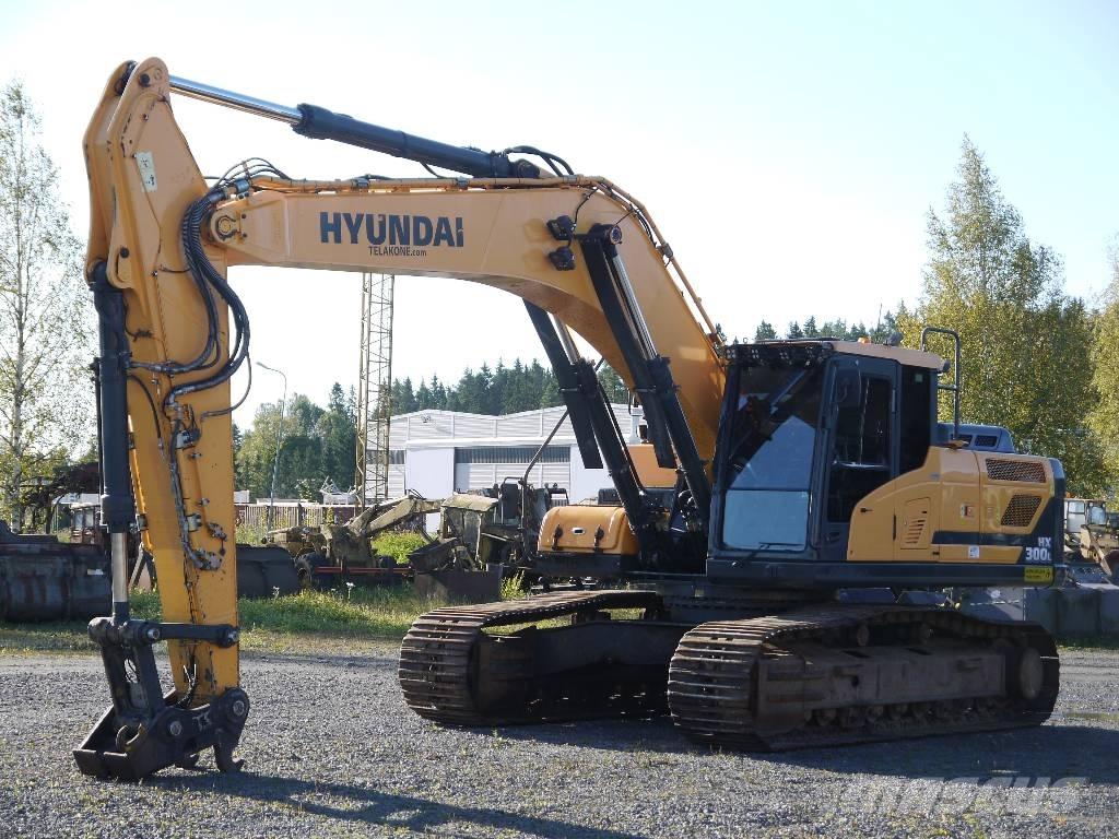 Hyundai HX 300 L Bageri gusjeničari