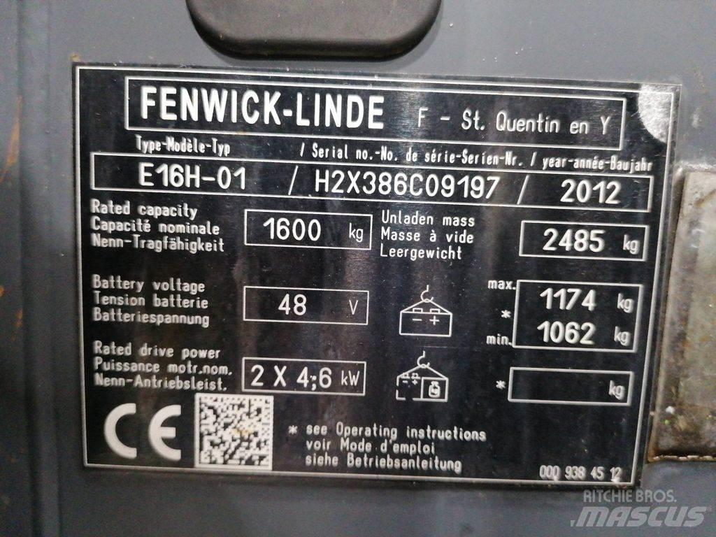 Linde E16H-01 Električni viličari