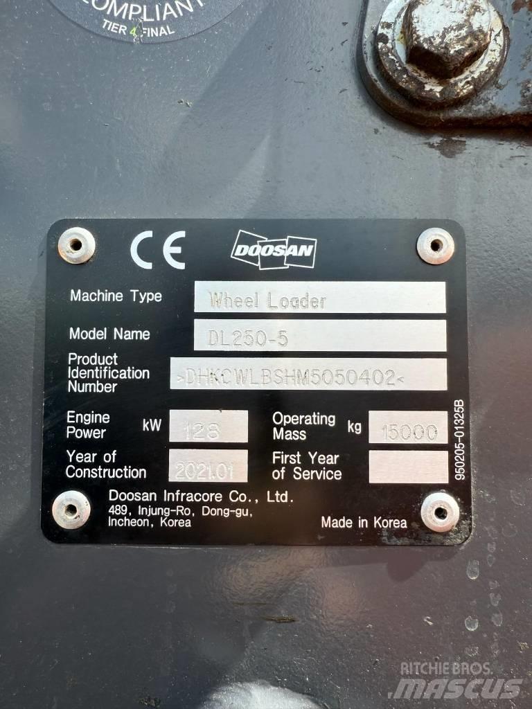 Doosan DL 250-5 Utovarivači na kotačima
