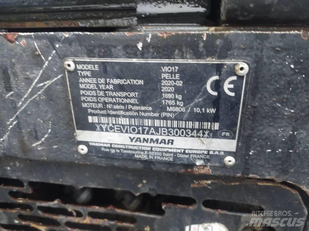 Yanmar Vio 17 U Mini bageri <7t