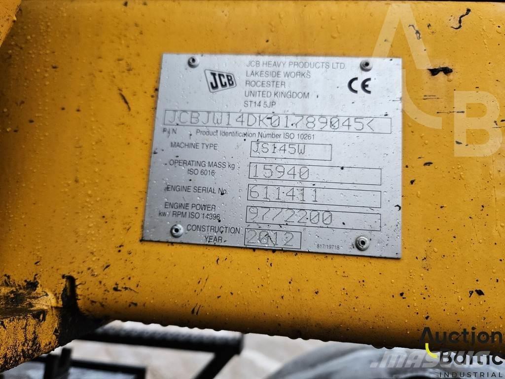 JCB JS 145 W Bageri na kotačima