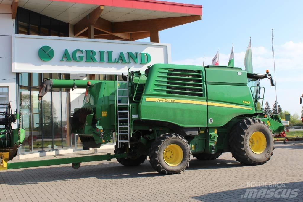 John Deere T 670 i Kombajni