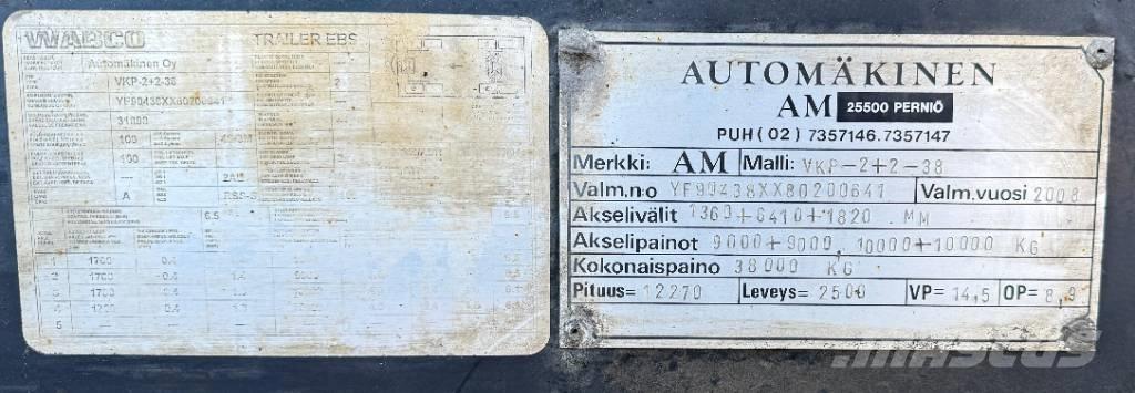 AM VKP-2+2-38 Demontažne prikolice