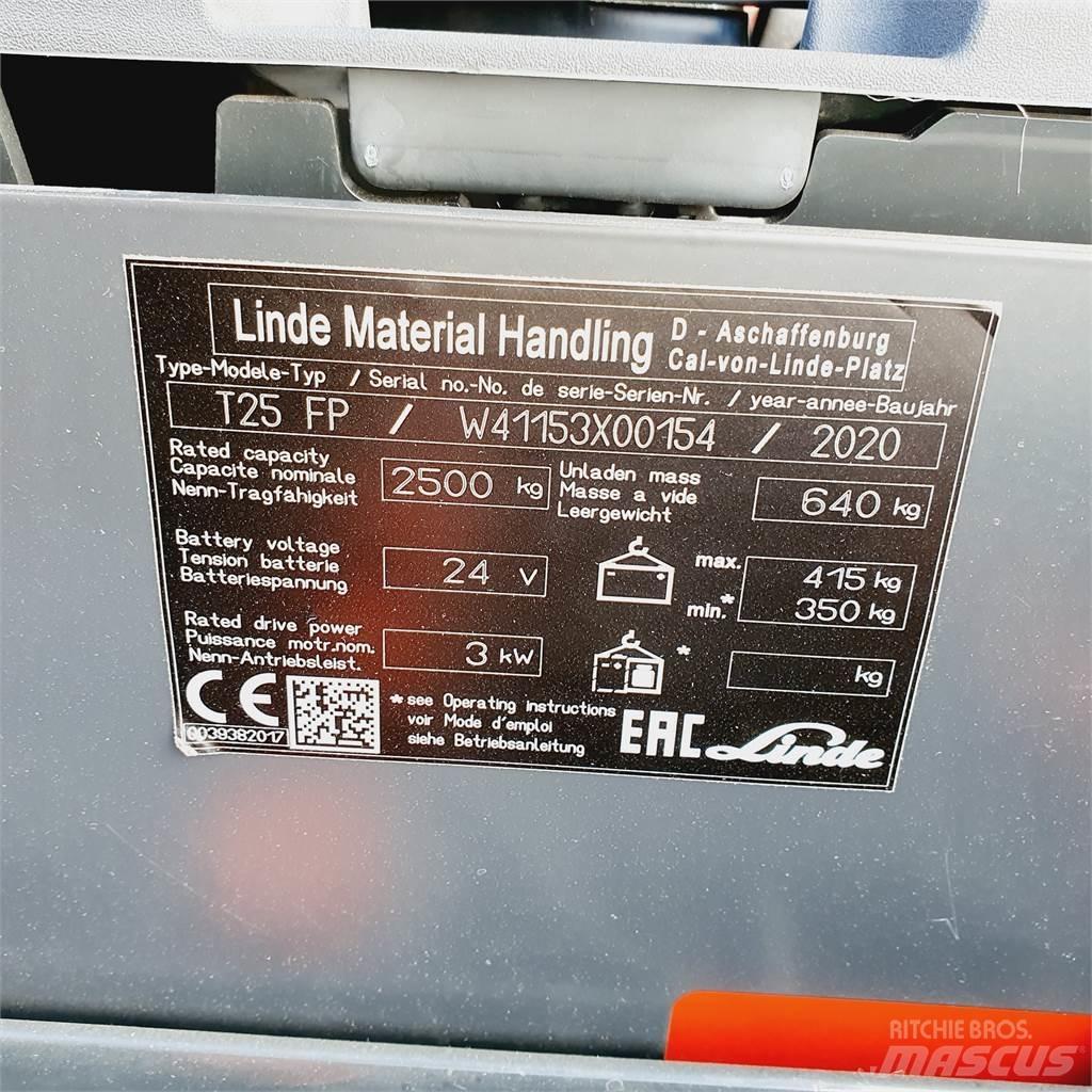 Linde T25FP Nisko podizni električni viličar