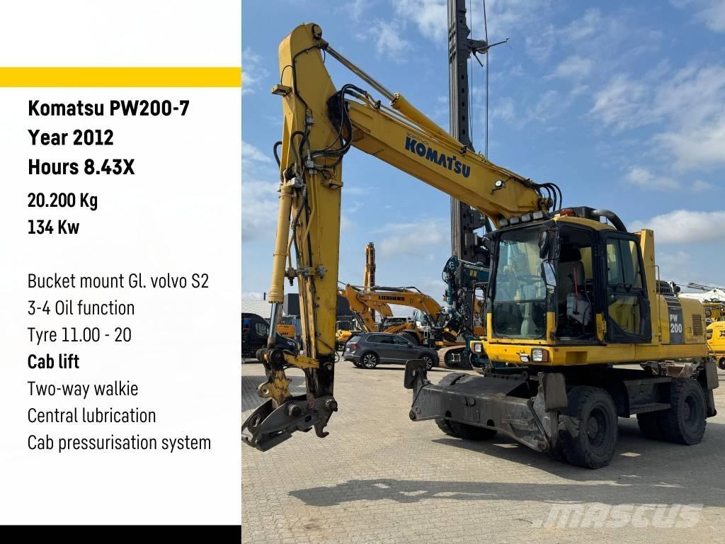Komatsu PW 200-7 Bageri na kotačima