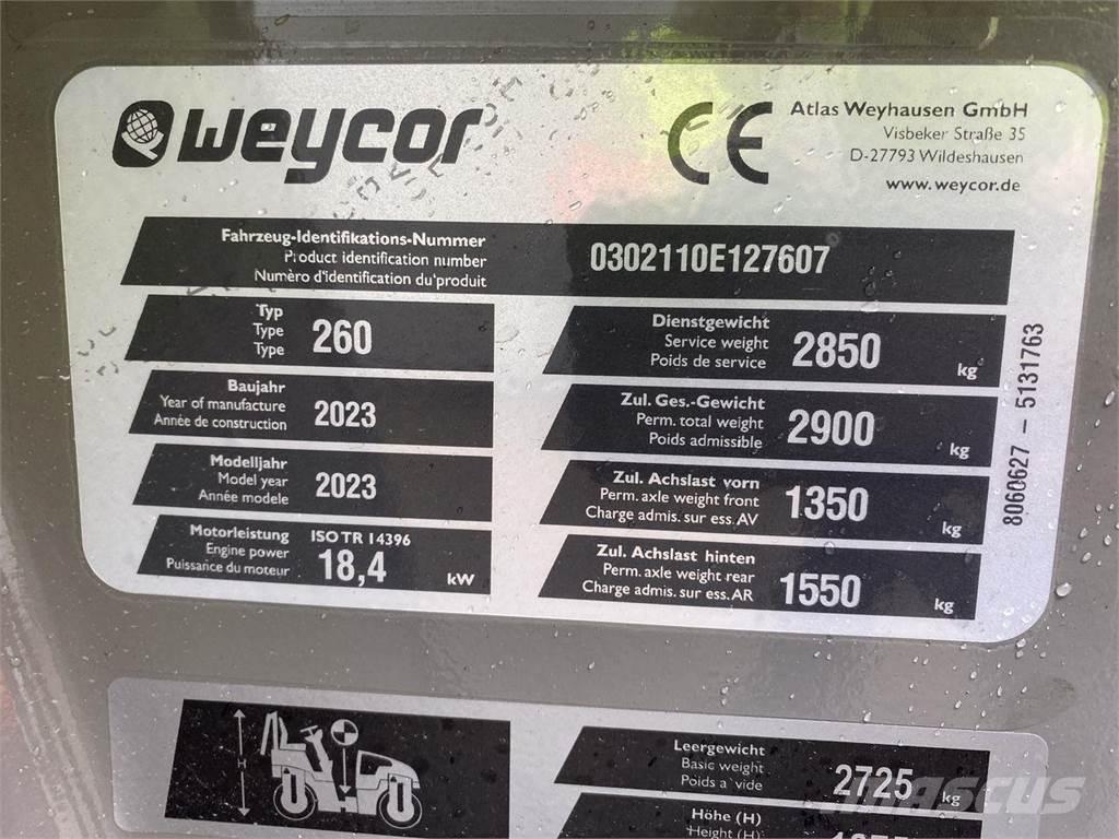Weycor AW260 Valjci