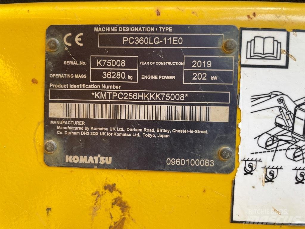 Komatsu PC 360 LC-11 Bageri gusjeničari