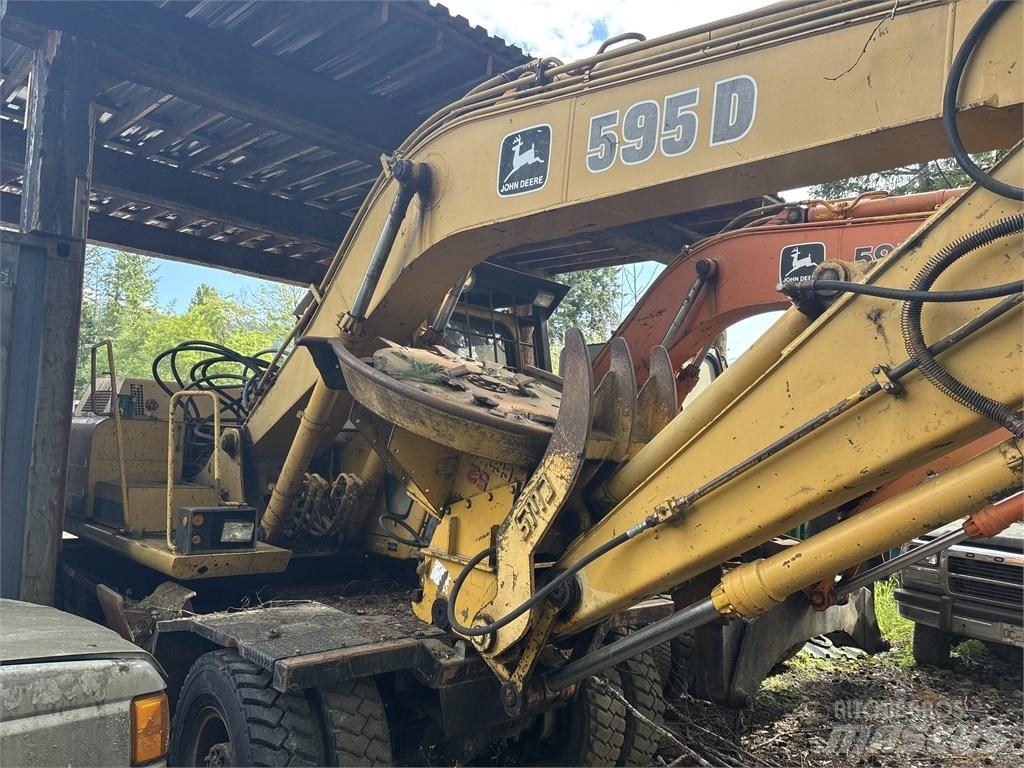DEERE 595D Bageri na kotačima
