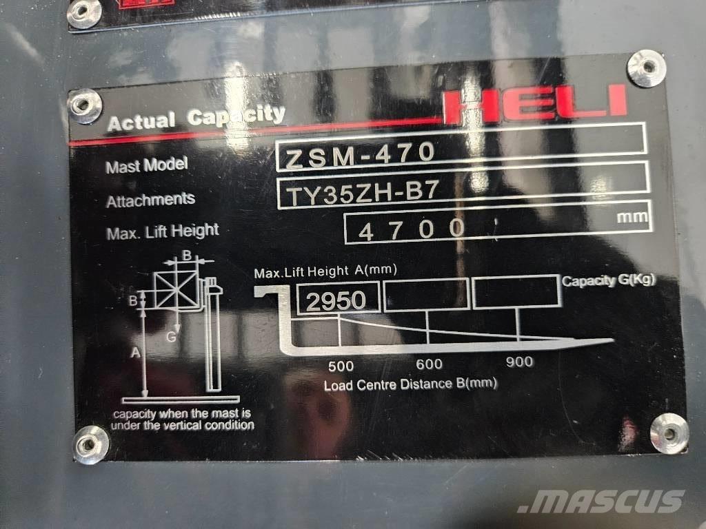 Heli CPCD 35 DIESEL Dizelski viličari