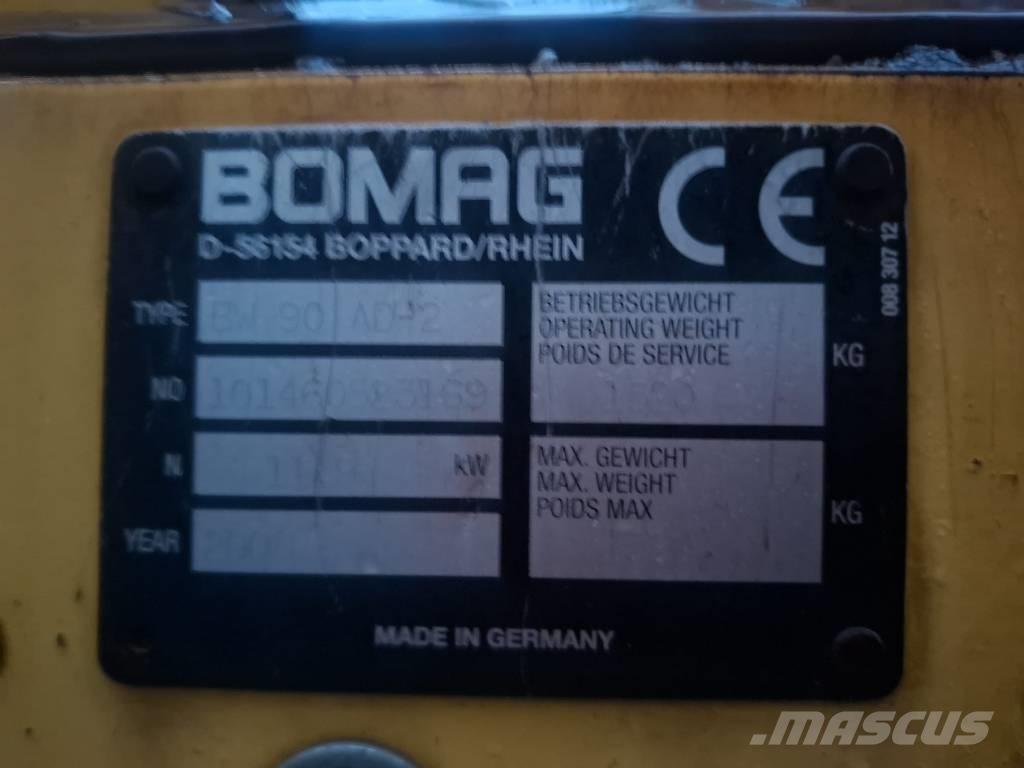 Bomag BW 90 AD-2 Valjci sa dvojnim bubnjem