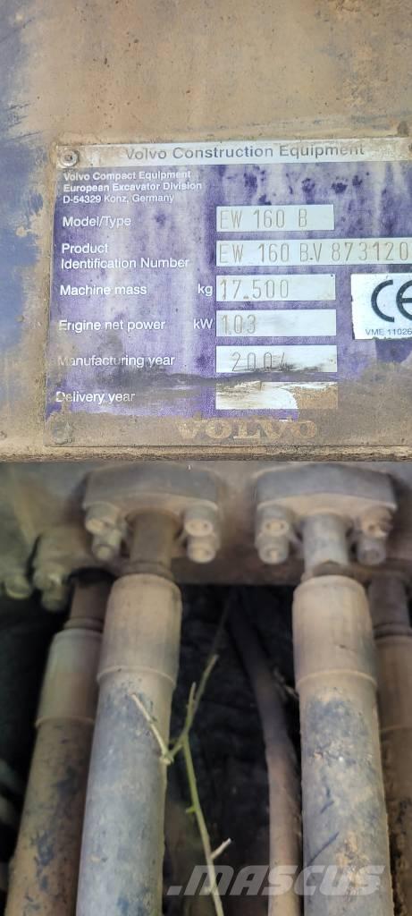 Volvo EW 160 Bageri na kotačima