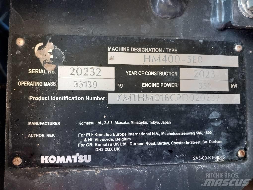 Komatsu HM400-5E0 Zglobni demperi
