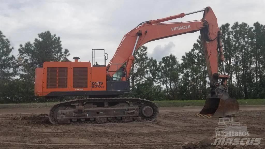 Hitachi ZX 670 Bageri gusjeničari