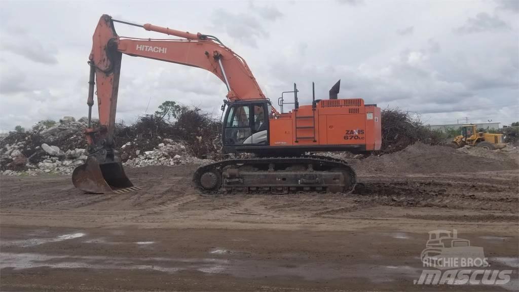 Hitachi ZX 670 Bageri gusjeničari