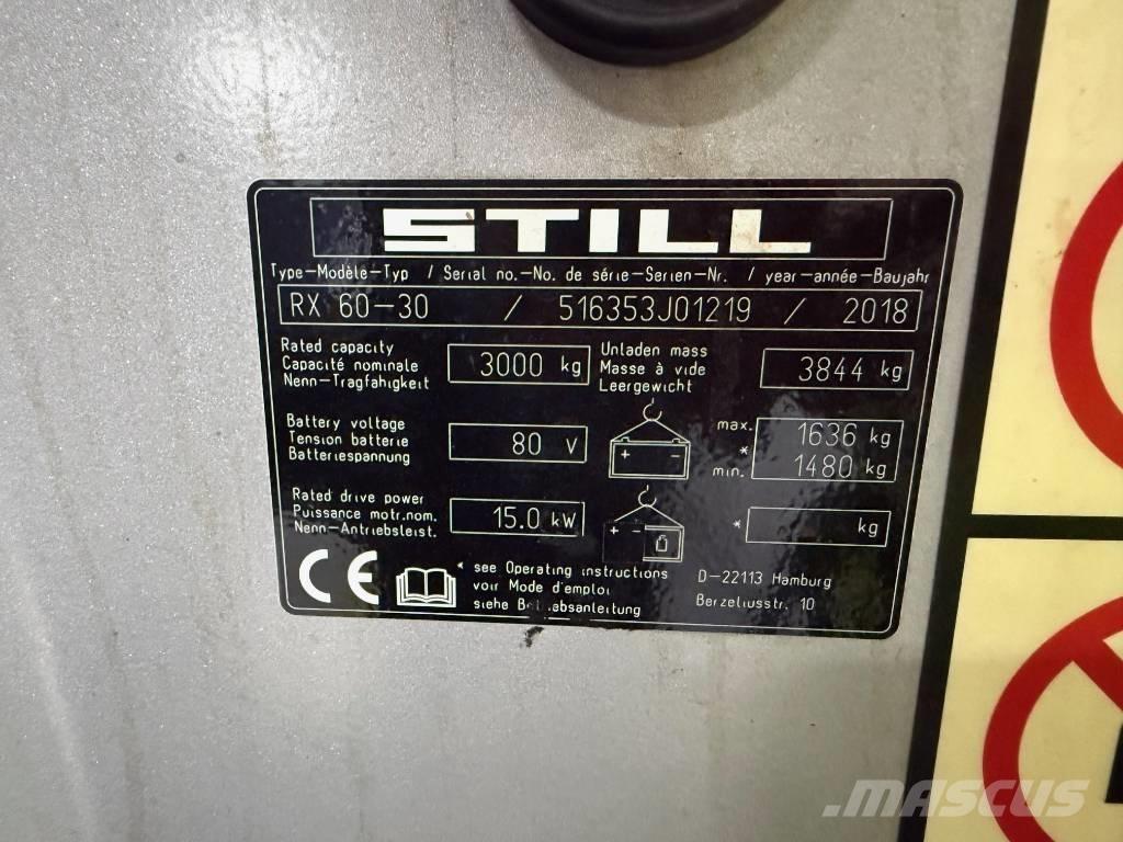 Still RX 60-30 Električni viličari
