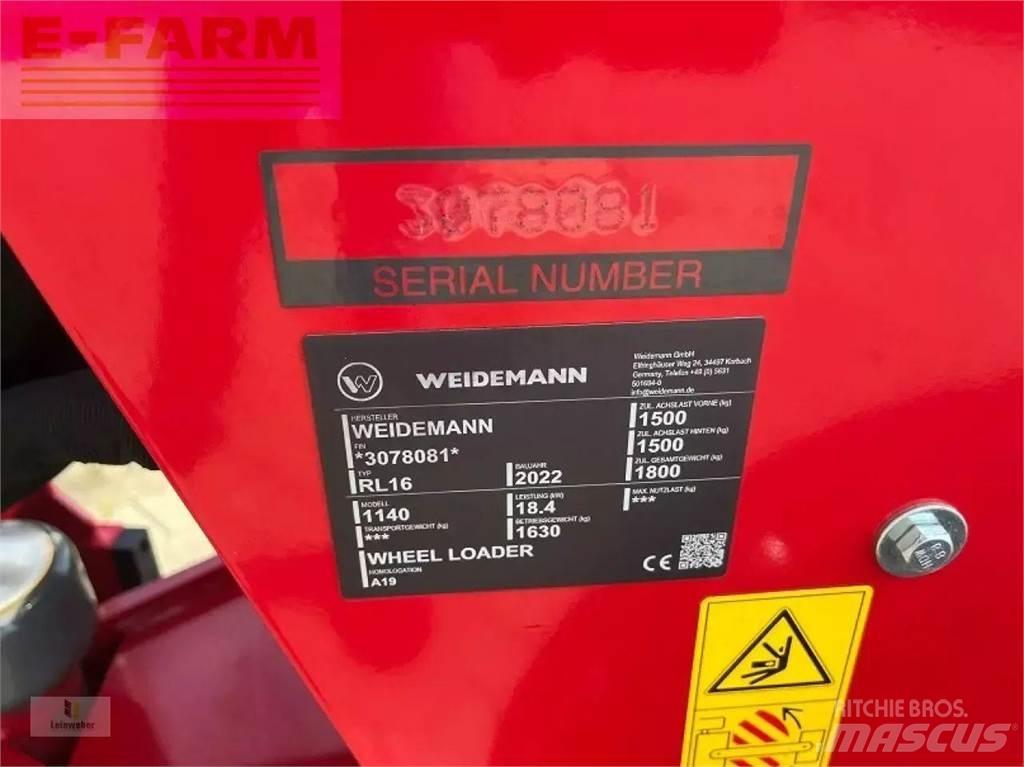 Weidemann 1140 Utovarivači na kotačima