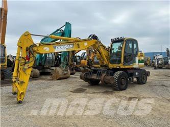 Doosan DX 160 WR Bageri na kotačima