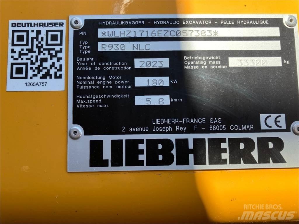 Liebherr R930 Bageri gusjeničari