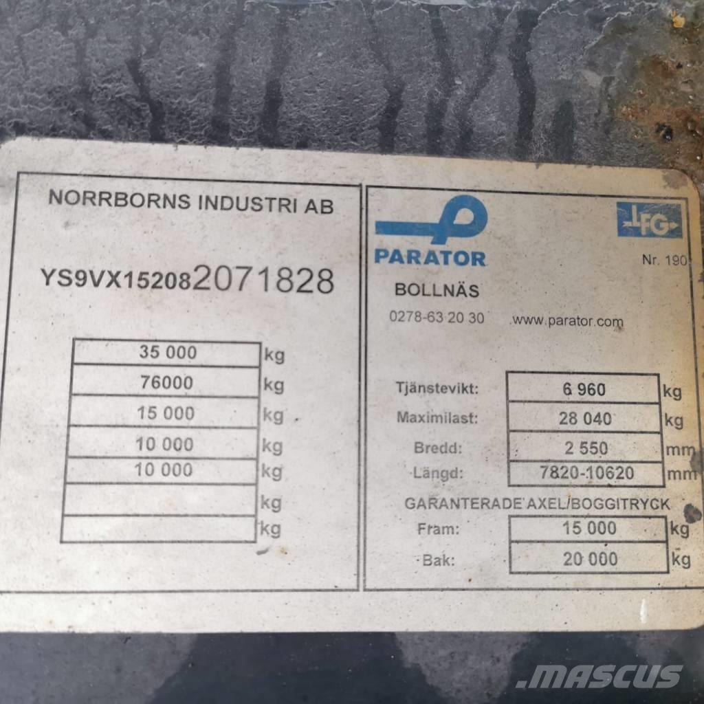 Parator VX 15-20 Sanduk prikolice