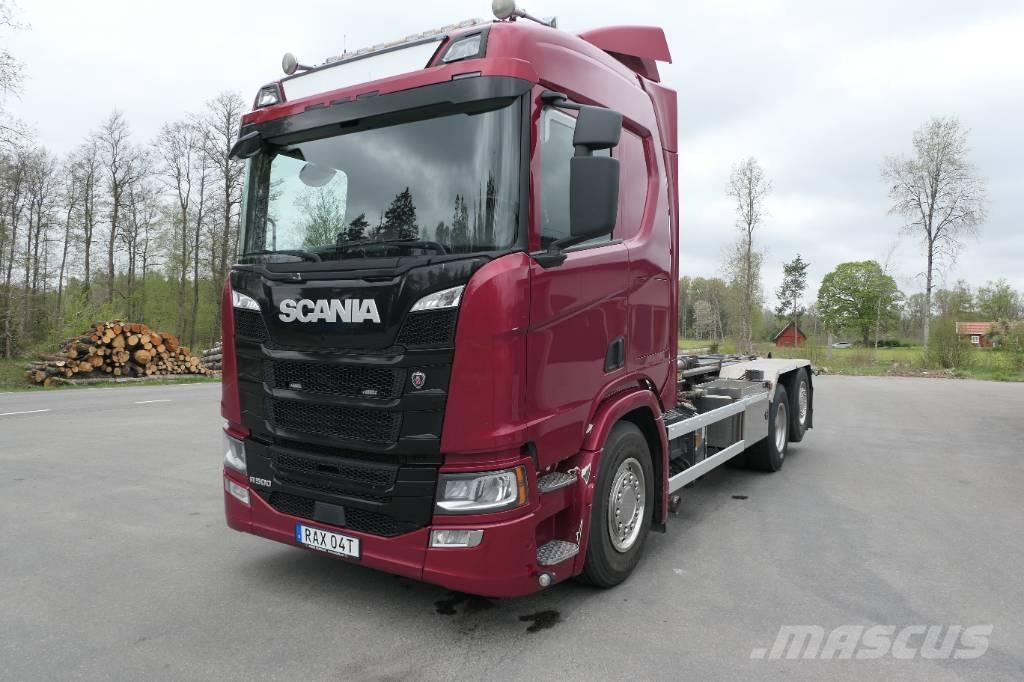 Scania R500 B6x2*4NB Rol kiper kamioni s kukama za dizanje