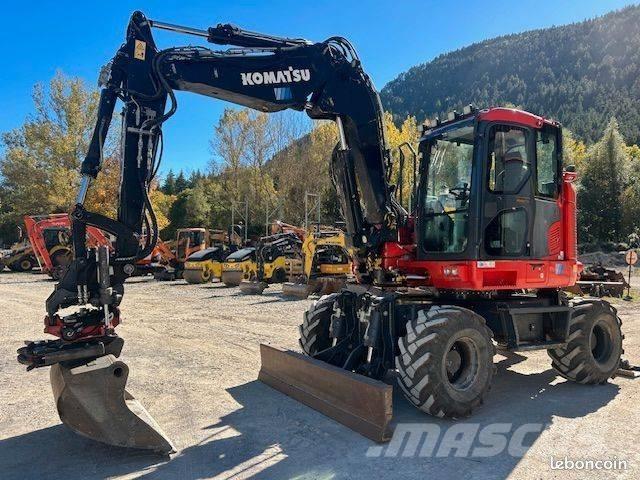 Komatsu PW 118 Bageri na kotačima